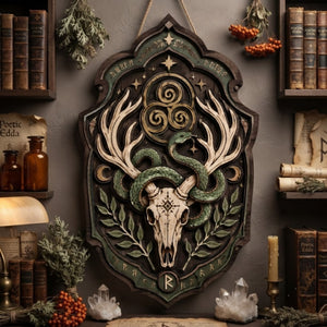 Celestial Purple Moth Wooden Sign - Mystical Moon Wall Decor with Lavender, Stars & Lunar Symbols